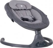 Kikka Boo 31005010074 Codie - Sdraietta Neonato Elettrica Max 9Kg Altalena Neonati Dark Grey