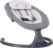 Kikka Boo 31005010075 Codie Sdraietta Neonato Elettrica Max 9Kg Altalena Neonati Light Grey