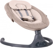 Kikka Boo 31005010076 Codie - Sdraietta Neonato Elettrica Max 9 Kg Dondolo Beige