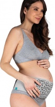 Koala Babycare KBB_MX_EM_LGK Fascia gravidanza Sostegno schiena Tg. U Leopard Belly Band