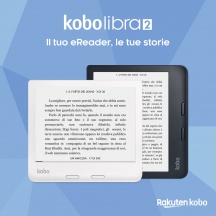 Kobo N418-KU-WH-K-EP Lettore e-book 7" 32 GB Wifi Bluetooth Bianco  Libra 2