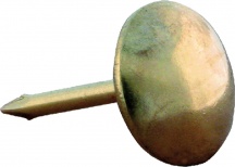 Koncreto 256324 Bullette Per Tappezziere mm 12 Pz 20 Ottonate Lisce