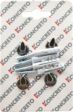 Koncreto 277114 Appenditutto Tondo 1 Posto Bronzo 4 Pz.