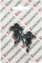 Koncreto 280209 Gancio Per Quadri Giglio Magnum mm 45 Pezzi 2 Bronzato