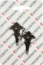 Koncreto 280239 Gancio Per Quadri Giglio Magnum mm 45 Pezzi 2 Nichelato