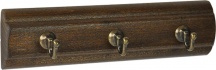 Koncreto 281509 Appenditutto Adesivo Legno Noce 3 Posti Pezzi 1