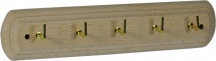 Koncreto 281771 Appenditutto Adesivo Legno 5 Posti Pezzi 1