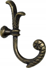 Koncreto 298419 Gancio Per Tenda Spagna Finitura Bronzo Pezzi 1