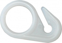 Koncreto 300934 Anello Nylon Per Tenda Doccia mm 47 Pezzi 10