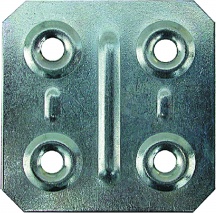 Koncreto 3095001 Piastrina Di Giunzione mm 50X40 Pezzi 8