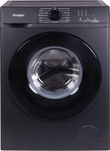 Kooper 4122359 Lavatrice 10 Kg Classe A 52 cm 1400 giri Funzione Vapore Nero