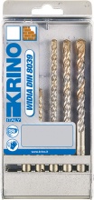Krino 3165203 Punte Muro Serie Sds Plus Per Martelli Confezione 5 Pz