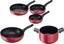 LAGOSTINA 010254600008 Batteria Pentole Induzione 8 Pz Antiaderenti Cucina Mediterranea