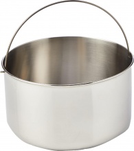 LAGOSTINA 010920260407 Cestello Cuocivapore in Acciaio Inox 22 cm colore Cromo Lucido