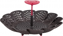 LAGOSTINA 012196000012 Cestello Cuocivapore in Plastica colore Nero - Ingenio Smart