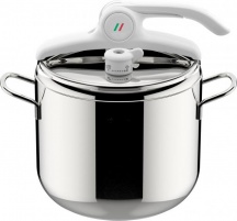 LAGOSTINA 10014010607 Pentola a Pressione Acciaio Inox 7 Lt cm 22 Itala Eco Lagoeasyup