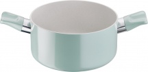 LAGOSTINA 100140202 Casseruola Fonda 20 cm Antiaderente Induzione Gas Menta Alluminio