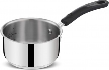 LAGOSTINA 10717031114 Casseruola Antiaderente Diametro 14 cm in Acciaio Inox Lucido Pratica