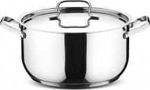 LAGOSTINA 10740031020 Casseruola Induzione Fonda in Acciaio Inox 20 cm con 2 Manici Sfiziosa