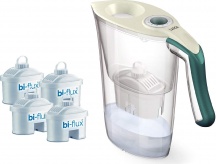 LAICA J9059A Caraffa filtrante 2,3Lt + 4 Filtri Ricambio CremaVerde