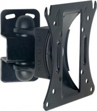 L&C 0883 Braccio tv Supporto TV muro 10"22" 10kg MOVIMENTO SMALL 1 NERO