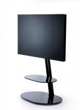 L&C H215 Mobile porta tv Supporto LCD Plasma 32"55" Screen Tower Black