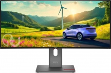 LENOVO 64ADGAT1EU Monitor PC Curvo 34" Wide Quad HD IPS 6 ms Nero ThinkVision T27QD-40
