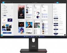 LENOVO 64B0GAT1EU Monitor PC 31.5" 4K Ultra HD IPS Risposta 6 ms Nero ThinkVision T32UD-40