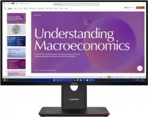 LENOVO 64B9GAT1EU Monitor PC 23.8" Full HD IPS Risposta 6 ms Nero ThinkVision T24D-40