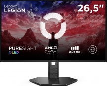 LENOVO 67E1GAC1IT Monitor PC Gaming 26.5" Flat QHD QD-OLED 0.03ms Nero Legion 27Q-10 OLED