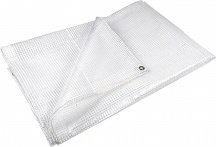 LIF 1180B36 Telone Retinato Con Occhielli mt 3x6 Bianco 160 Gr.Mq.