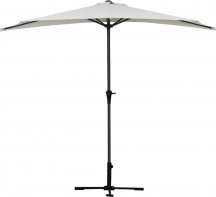 LIF CXU-20010 Ombrellone da Giardino 2,7 mt in AcciaioPoliestere colore Ecr�
