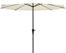 LIF CXU-20013 Ombrellone da Giardino 2,7 mt in AcciaioPoliestere colore Ecr�