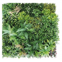 LIF MZ189023L Siepe Artificiale da Balcone Giardino a Pannello Quadrato 1x1 mt - Jungle