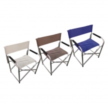 LIF TC3096 Sedia per Esterni Sedia Regista in Alluminio 47x57x80 cm tortora - ALICANTE