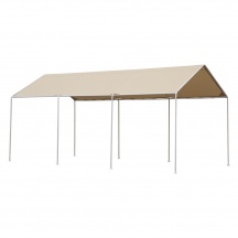 LIF YF-5002 Gazebo Auto Tenda Garage Moto Bici 3x6 mt Ecr� - Mauritius