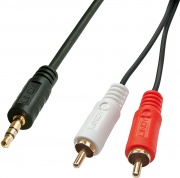 LINDY 35683 Cavo Audio Stereo 3.5 mm a 2 x RCA Maschio