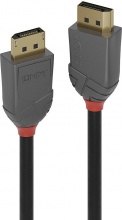 LINDY 36484-LND Cavo Displayport 5 M Nero Grigio