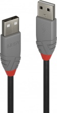 LINDY 36692 cavo USB 1 m USB 2.0 USB A Nero Grigio
