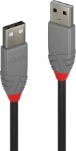 LINDY 36693 Cavo USB 2 m 2.0 USB A Nero Verde Rosso
