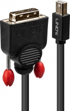 LINDY 41953-LND Cavo e Adattatore Video 3 M Mini Displayport Dvi-D Nero