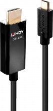 LINDY 43292 Cavo e Adattatore Video 2 M USB Tipo-C Hdmi Tipo a (Standard) Nero
