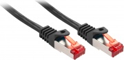 LINDY 47372 Cavo di Rete cat.6 s ftp nero 1 mt