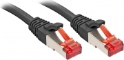 LINDY 47777 Cavo di Rete cat.6 sftp nero 1 mt