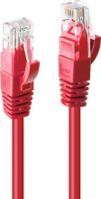 LINDY 48032 Cavo di Rete cat.6 u UTP rosso 1 mt