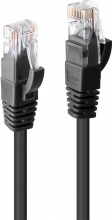 LINDY 48078 Cavo di Rete cat.6 u UTP nero 2 mt