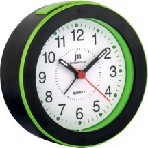 LOWELL JA7061TV Orologio Sveglia Analogico Retroilluminazione Nero  Verde JA7061-TV