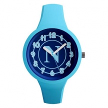 LOWELL NA480KB2 Orologio Bambino Analogico Silicone Blue