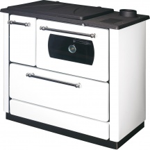 K-Line 35044 Cucina a Legna Forno in Ghisa 7.9kW 225m3 93x58 Bianco 0 Popular