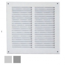 La Ventilazione GL24RG-Y Griglia Lamiera 240x240 Rete grigio